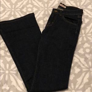 J brand flare jeans dark denim